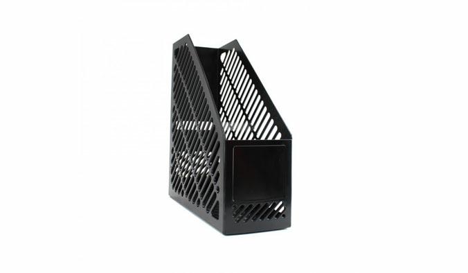 Black Magazine Container  |  Desk Supplies Desk Supplies Desk Supplies