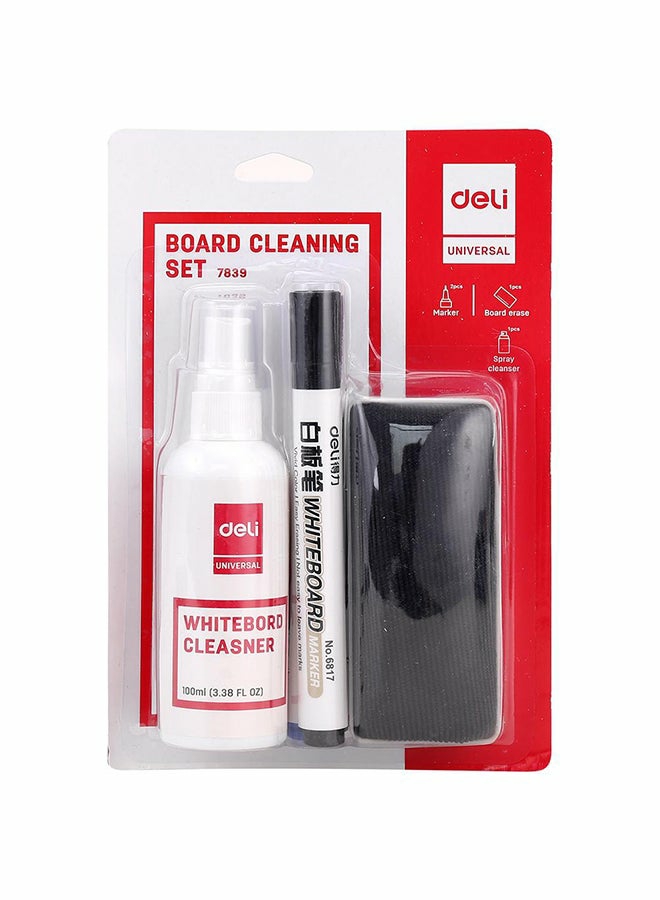 Board Cleaning Set 7839 2 Markers 1 Board Erase 1 Spray Cleanser  |  Boards & Easels Boards & Easels Boards & Easels