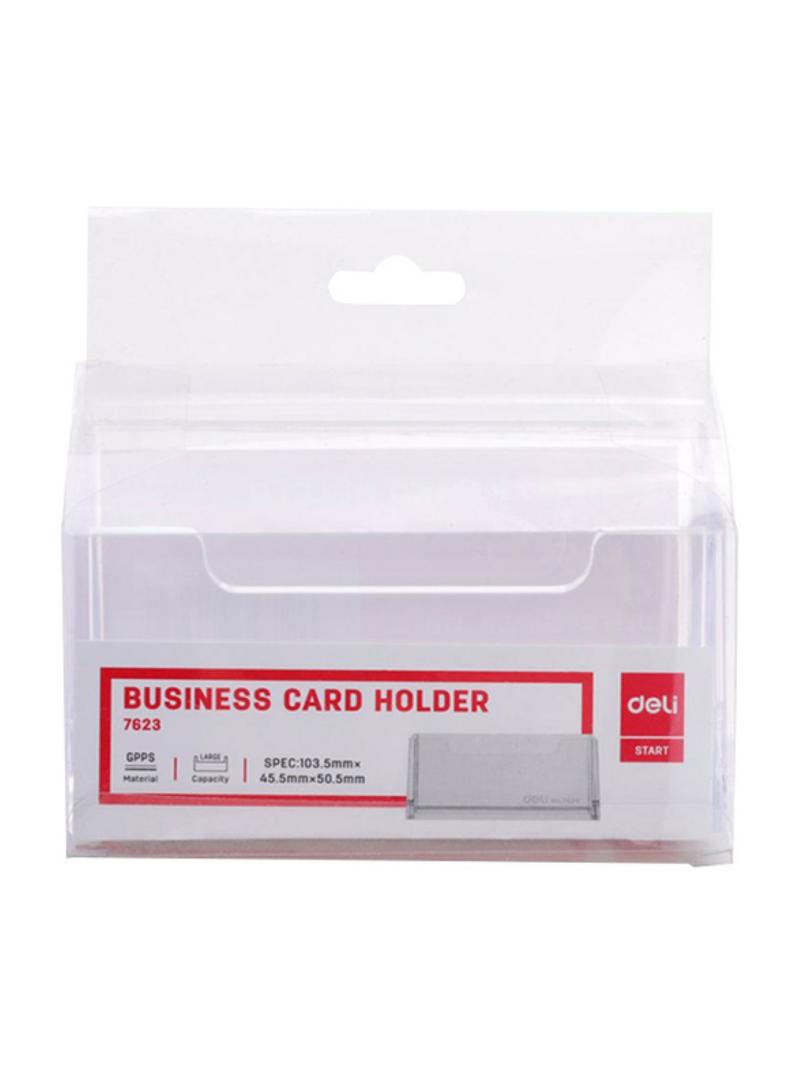 Business Card Holder Acrylic Clear  |  Desk Supplies Desk Supplies Desk Supplies