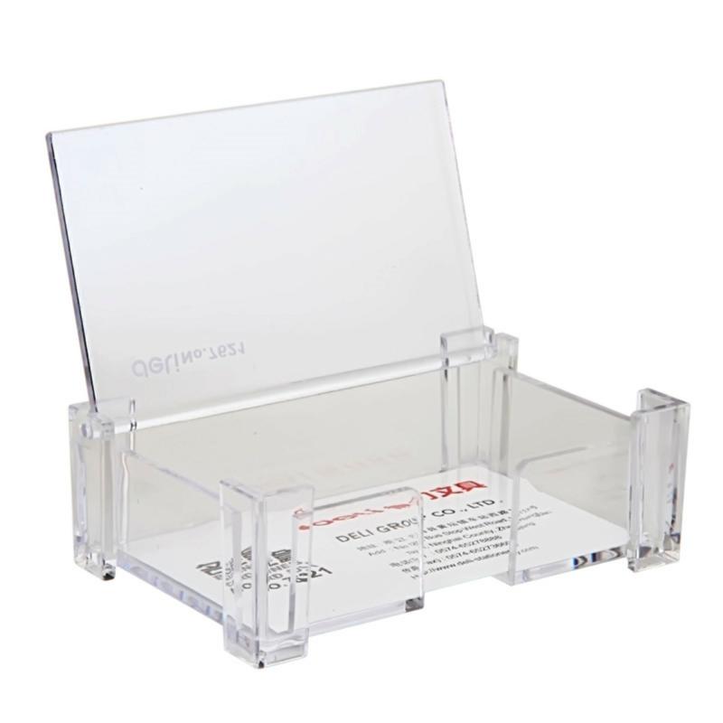 Business Card Holder Clear  |  Desk Supplies Desk Supplies Desk Supplies