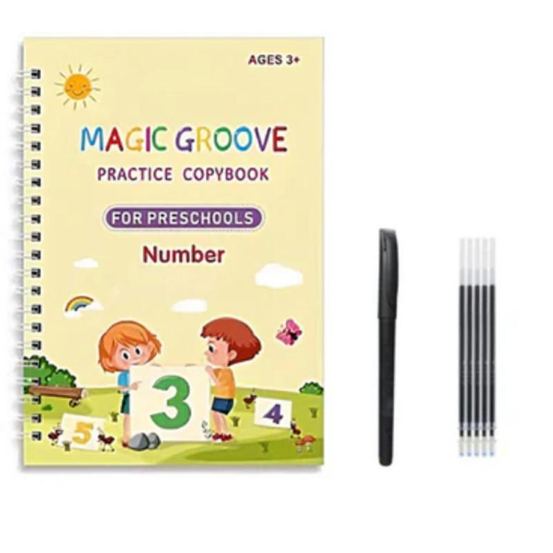 Children’s Magic-Copybooks Books Handwriting Practice Workbook Calligraphy Writing Exercise Books Number  |  General Supplies General Supplies Draw Pictures