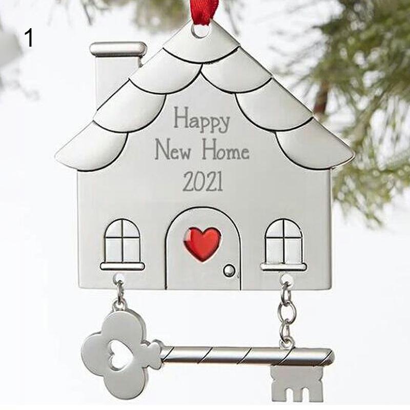 Christmas Tree Ornament Creative Alloy Pendant Personalized Xmas Party Decoration For Home Living Room Hotel Style 1  |  Art & Crafts Art & Crafts Art & Crafts