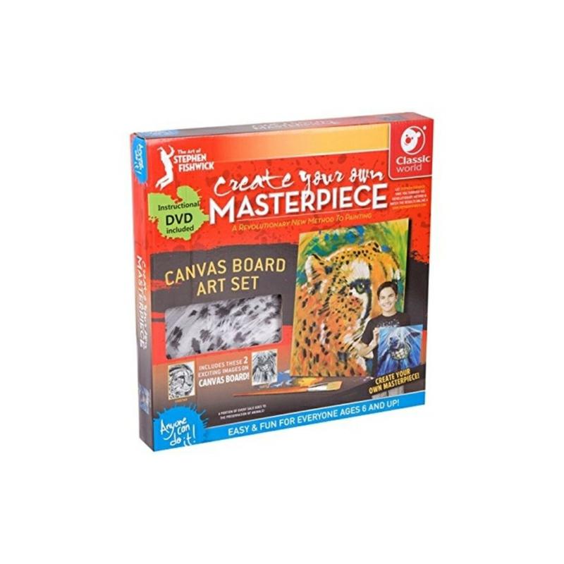 Classic World Canvas Board Art Set 5520417 Multicolor  |  Boards & Easels Boards & Easels Boards & Easels