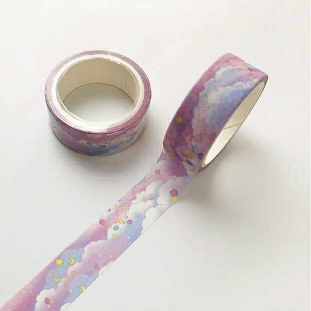 Colorful Washi Tape Multipurpose Self-Adhesive Sticker Decoration Diy Scrapbooking Washi Tape Nebula  |  Tapes & Adhesives Tapes & Adhesives Broken Points