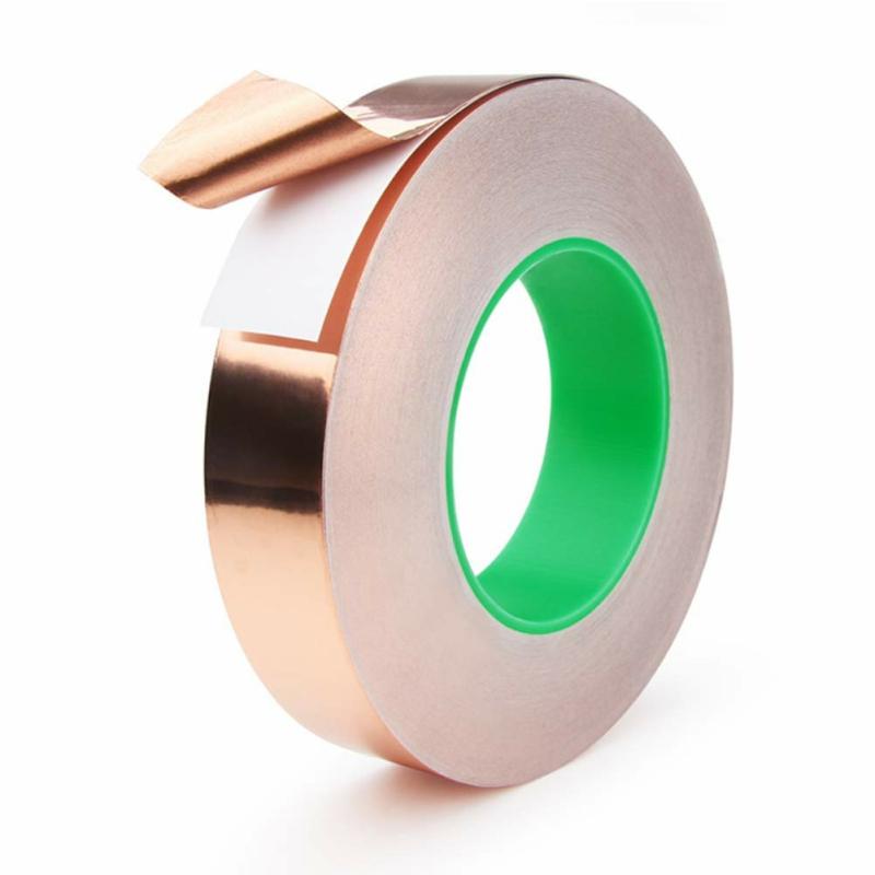 Copper Foil With Conductive Adhesive Tape 25 Mm Width X 25 Meter Length  |  Tapes & Adhesives Tapes & Adhesives Tapes & Adhesives