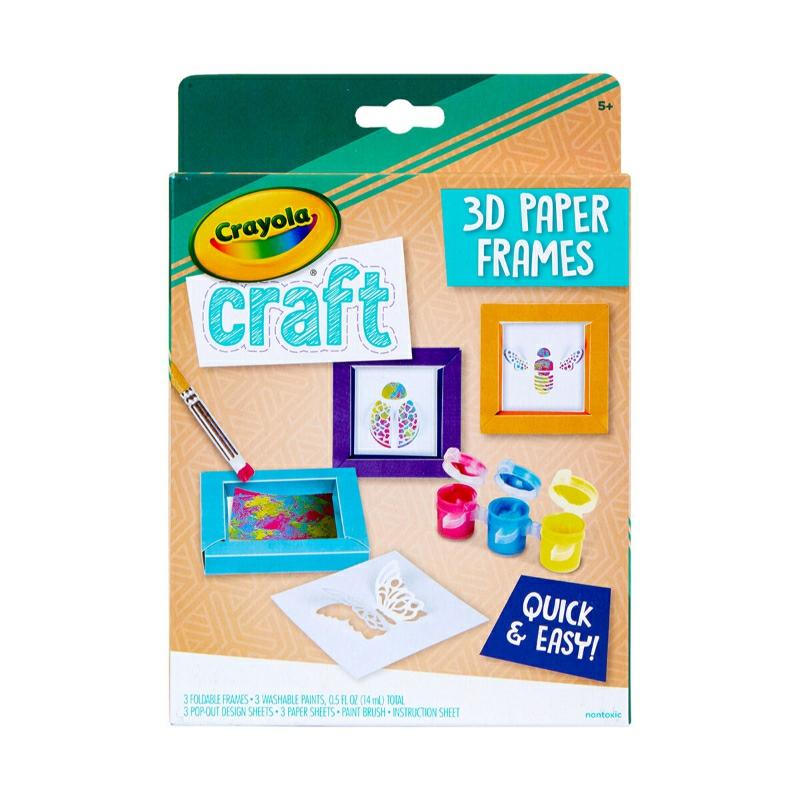 Craft 3D Paper Frames Craft Kit  |  Art & Crafts Art & Crafts