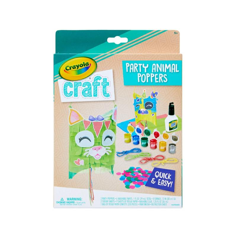 Craft Confetti Party Poppers, Animal Craft For Kids  |  Art & Crafts Art & Crafts Art & Crafts