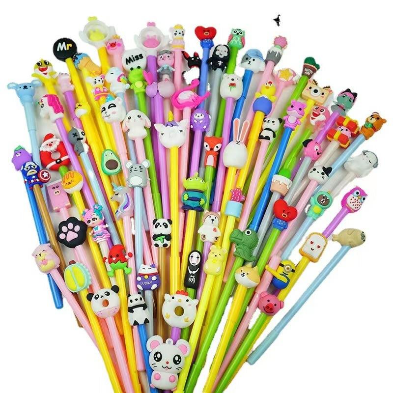 Creative Cute Cartoon Figure Neutral Pen Student Stationery Products Promotion Gift Pen Soft Adhesive Material  |  Writing Instruments Writing Instruments Writing Instruments