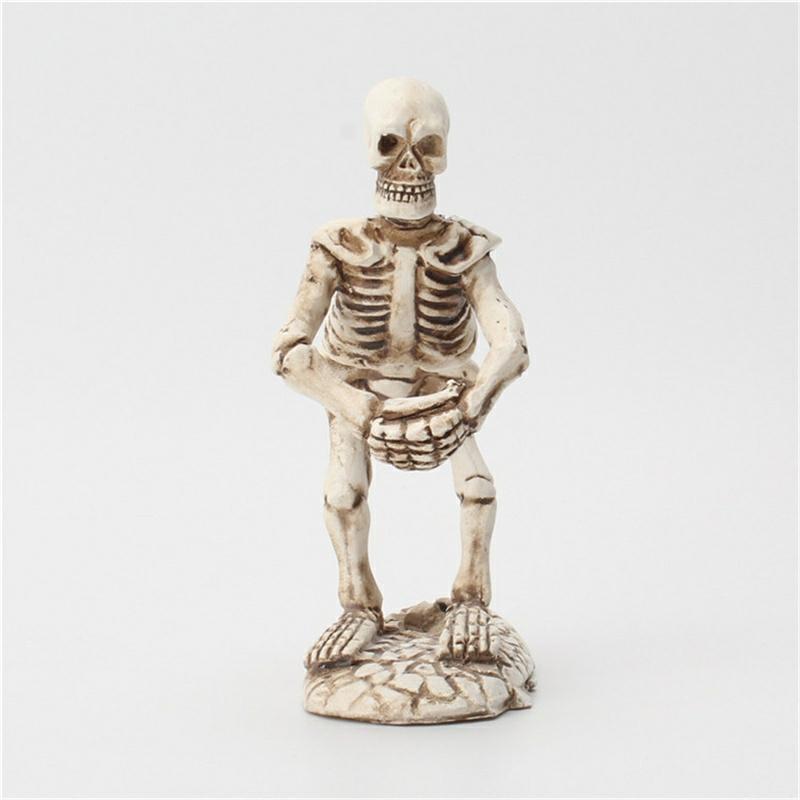 Creative Skeleton Pen Holder Multipurpose Stationery Storage Stand Retro Resin Ornament For Home Study Office New  |  Desk Supplies Desk Supplies Desk Supplies