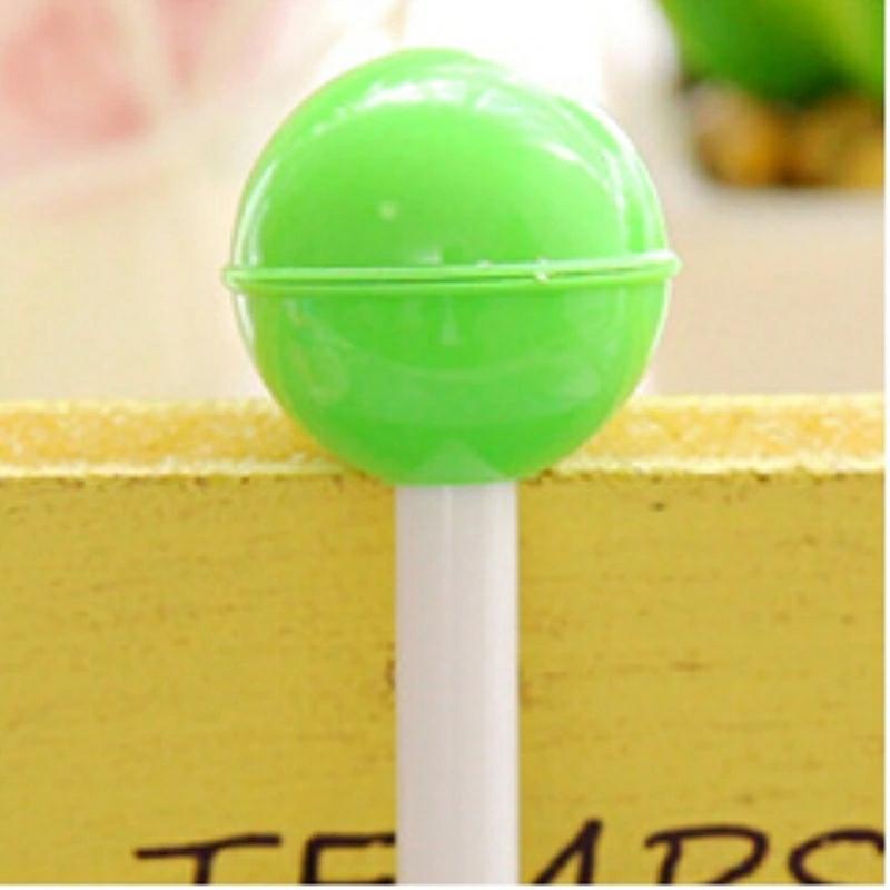 Creative Stationery Lovely Lollipop Neutral Pen Needle Tube Pen Signature Pen Office Supplies Wholesale Green  |  Writing Instruments Writing Instruments Blue