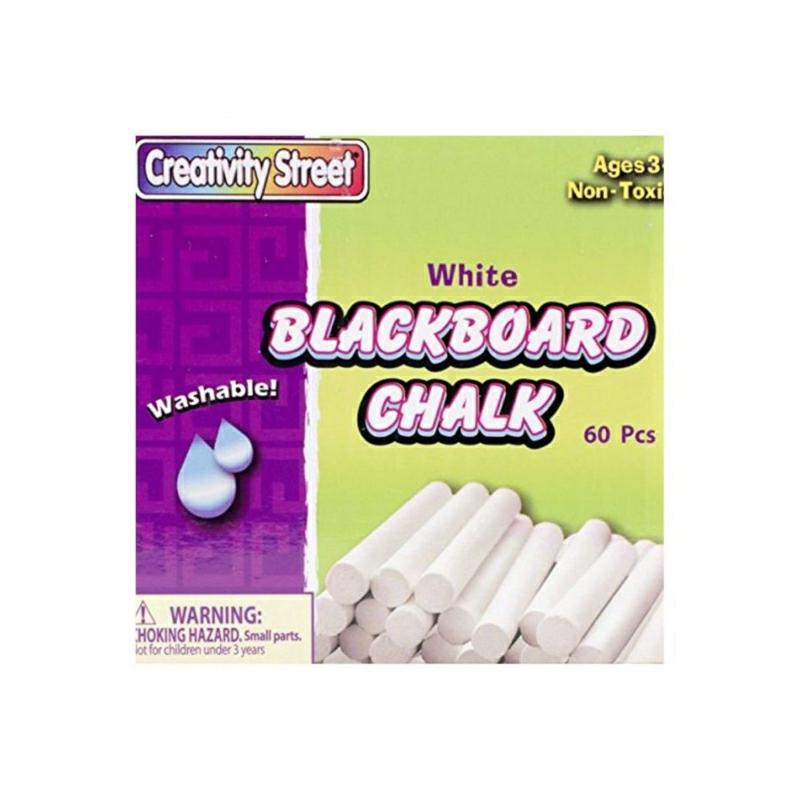 Creativity Street 60 Pieces Blackboard Chalk White  |  Writing Instruments Writing Instruments Writing Instruments