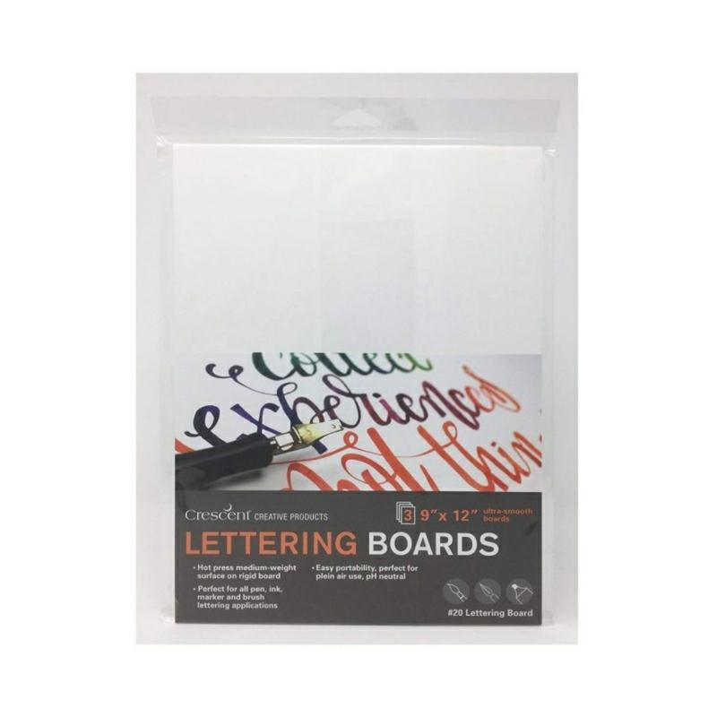 Crescent Creative Products 3 Pieces Lettering Board Set White  |  Boards & Easels Boards & Easels Boards & Easels