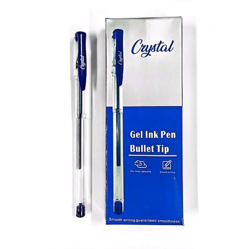 Crystal Gel Pen Blue Pack Of 10  |  Writing Instruments Writing Instruments Writing Instruments