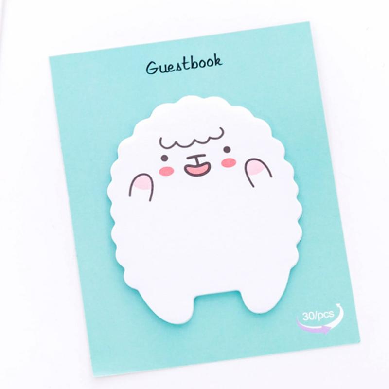 Cute Cartoon Useful Fashionable Paper Sticky Note For Birthday Wedding Exhibition(Green)  |  Writing Material Writing Material Writing Material