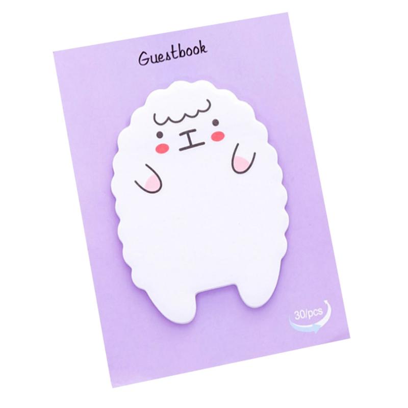 Cute Cartoon Useful Fashionable Paper Sticky Note For Birthday Wedding Exhibition(Purple)  |  Writing Material Writing Material Writing Material