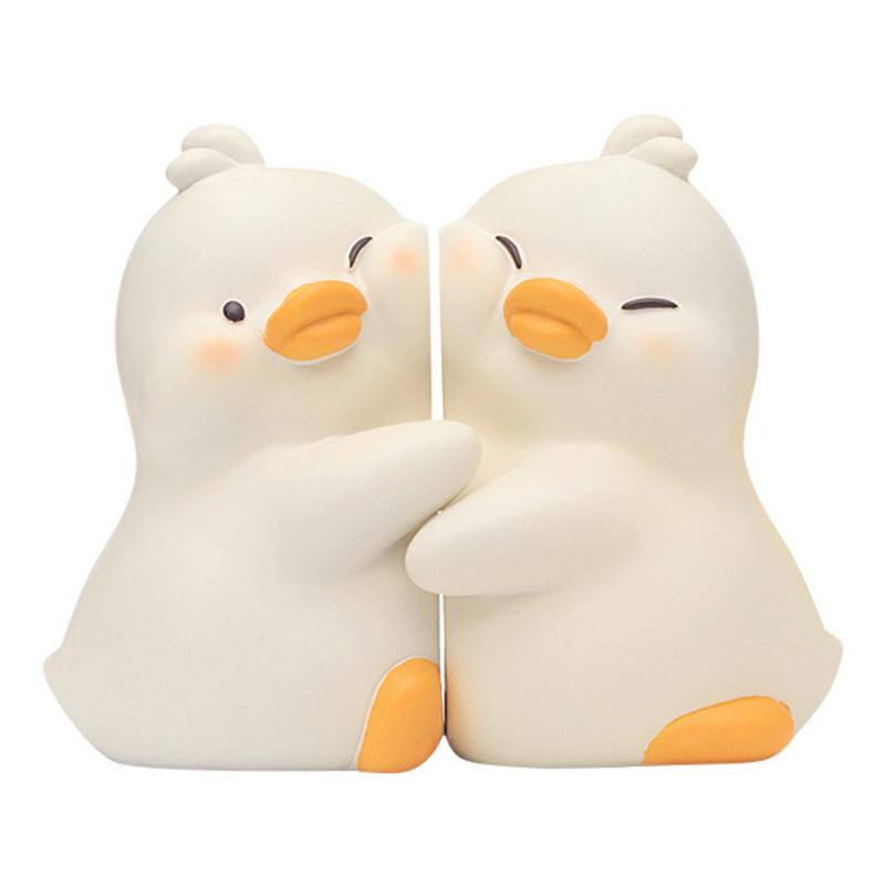 Cute Ducks Bookends Ornament Heavy Duty Stable Books Stoppers For Offices Home  |  Files & Folders Files & Folders Files & Folders