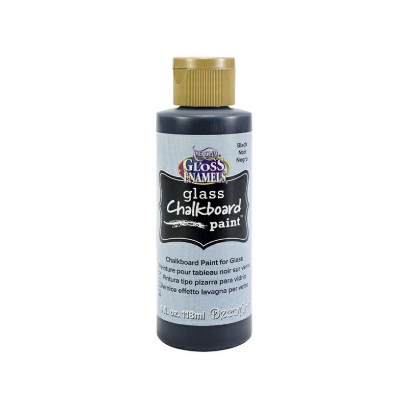 Deco Art Americana Gloss Enamels Glass Chalkboard Paint Black  |  Writing Instruments Writing Instruments Writing Instruments