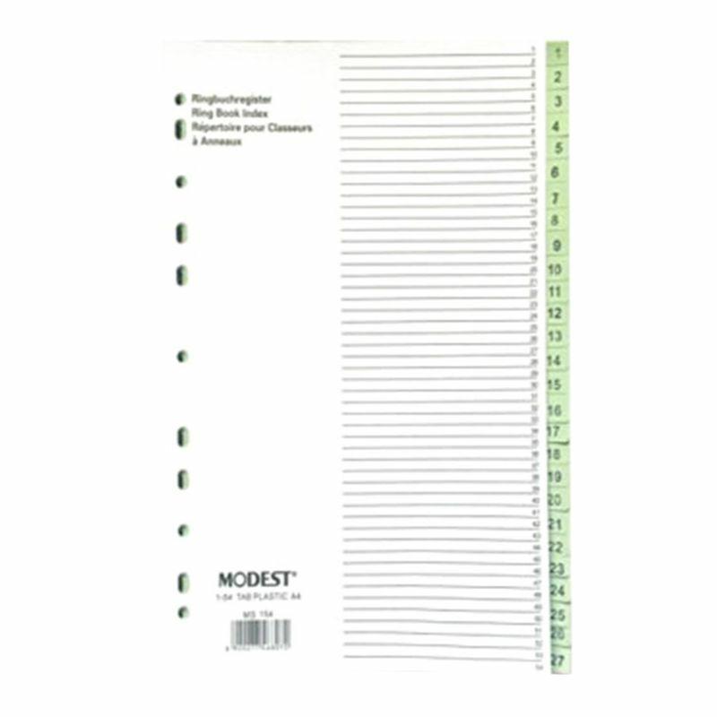 Divider 1- 5 Grey Pvc Ms510  |  Files & Folders Files & Folders Files & Folders