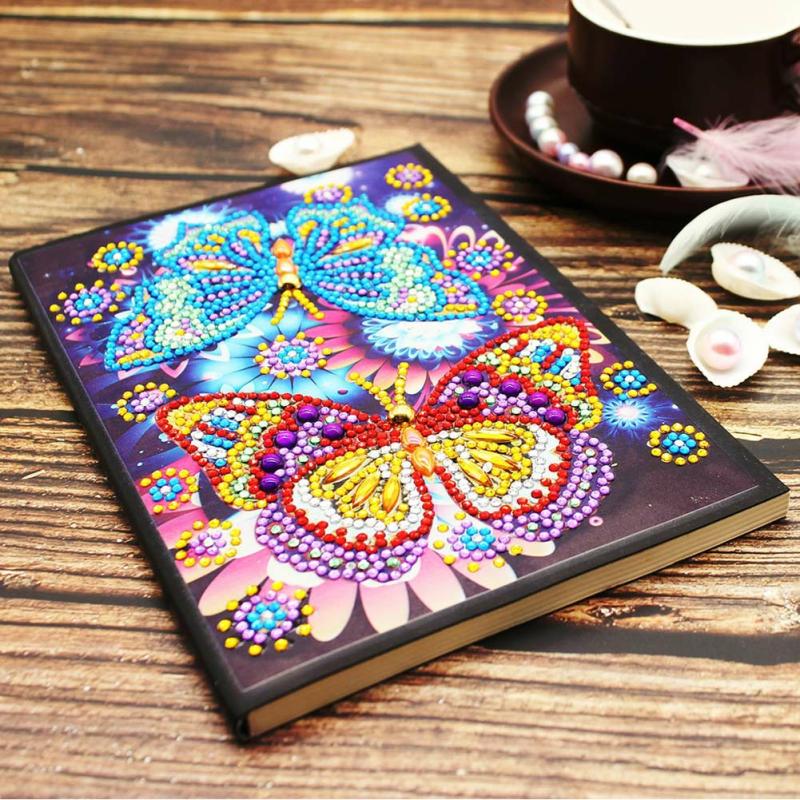 Diy 5D Diamond Painting Notebook Number Kit Rhinestone Pictures Arts Home Decor  |  Writing Material Writing Material Writing Material