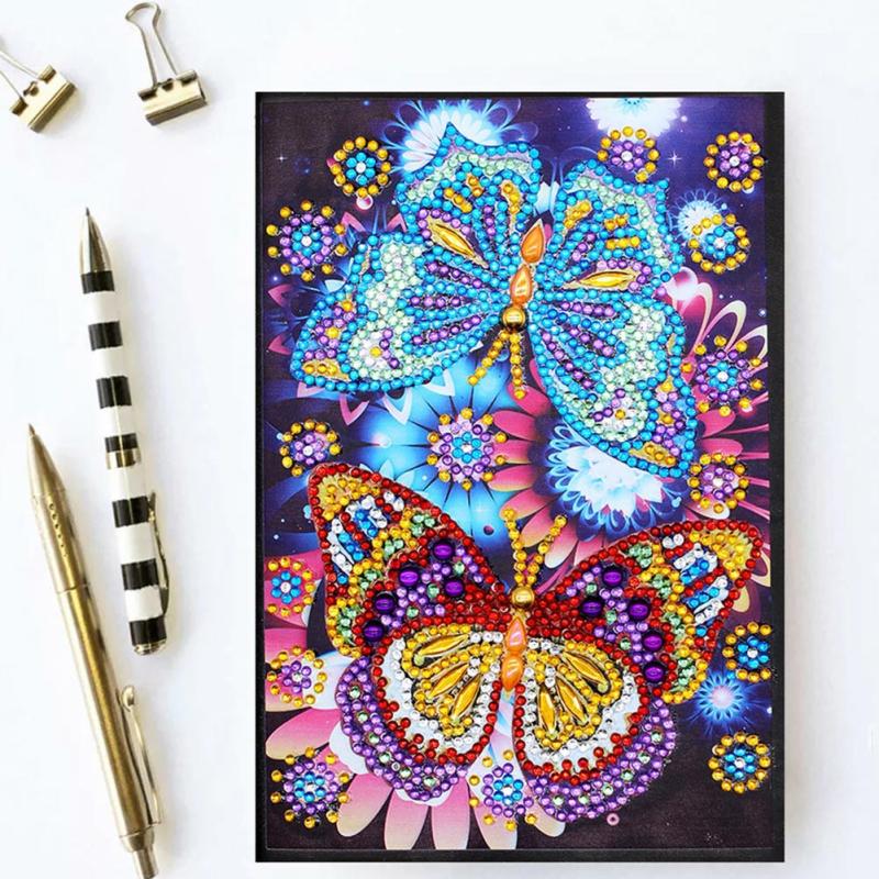 Diy 5D Diamond Painting Notebook Number Kit Rhinestone Pictures Arts Home Decor  |  Writing Material Writing Material Writing Material