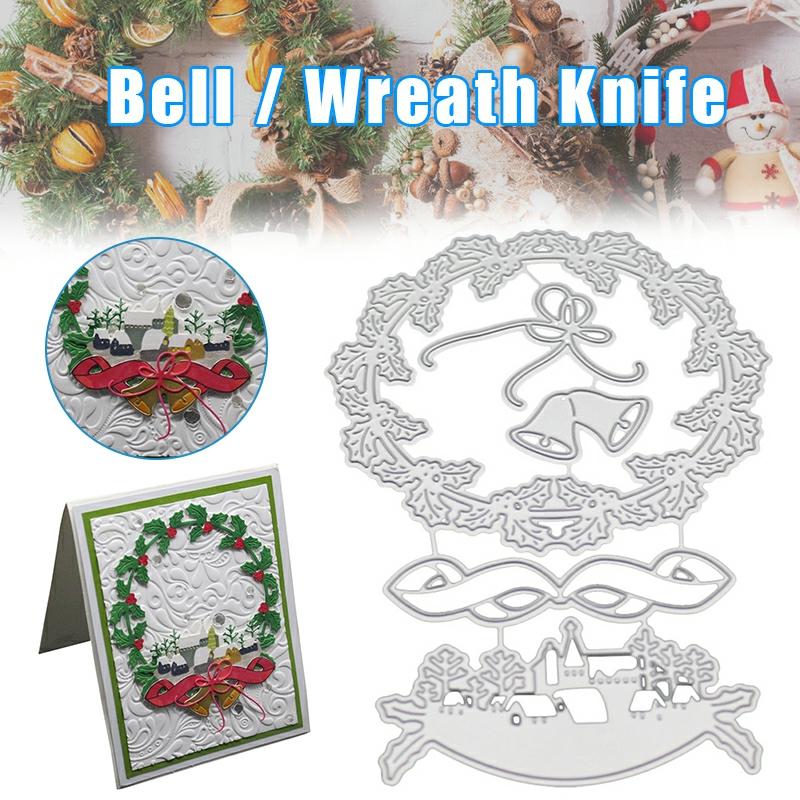 Diy Embossing Cutting Dies Stencil Tool Mould House Bell Wreath For Scrapbooking Photo Album  |  Art & Crafts Art & Crafts Art & Crafts