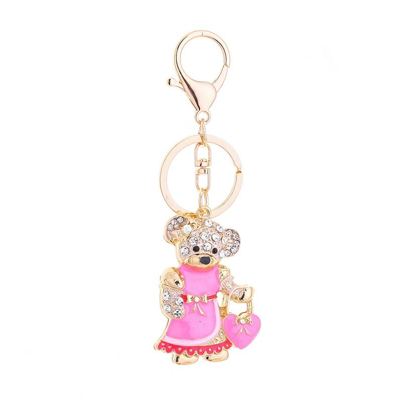 Doll Car Keychain Lightweight Alloy Pendant For Bags Keys Phone Ornament Pink  |  General Supplies General Supplies Blue