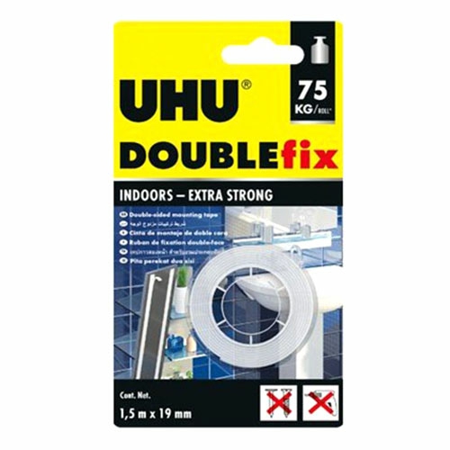 Double Fix Indoor-Extra Strong 75Kg Specialty Tape 1.5 X 19Mm  |  Tapes & Adhesives Tapes & Adhesives Tapes & Adhesives