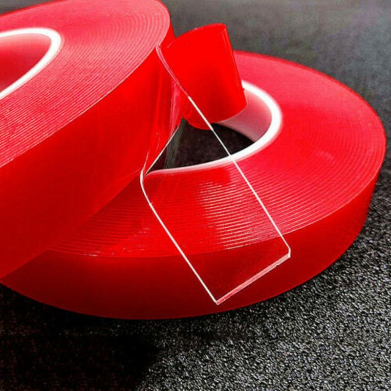 Double-Sided Adhesive Tape Traceless Waterproof Strong Adhesion Transparent Tape 8Mm  |  Tapes & Adhesives Tapes & Adhesives 10mm