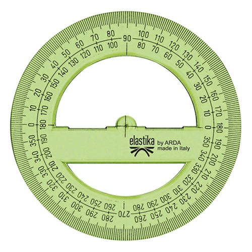 Elastika Protractor 360Cm El36012  |  Writing Instruments Writing Instruments Writing Instruments