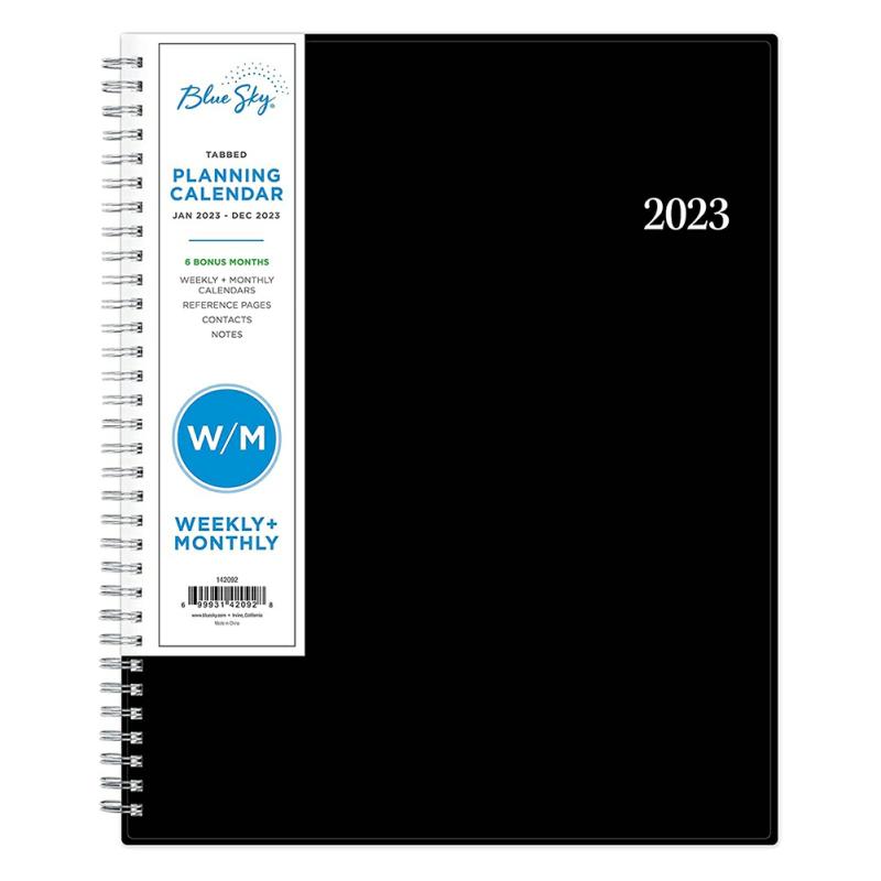 Enterprise 2023 Notebooks 2023 Weekly & Month Planner Multipurpose Schedule Notebook  |  Writing Material Writing Material Writing Material