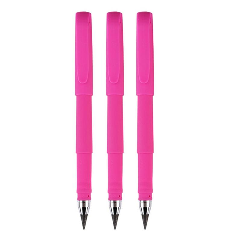 Ever Lasting Pencil Pencil Multipurpose No Ink Pencil Portable Erasable Unlimited Writing Pencil Pink Fountain Pen,3Pcs  |  Writing Instruments Writing Instruments 1PCS