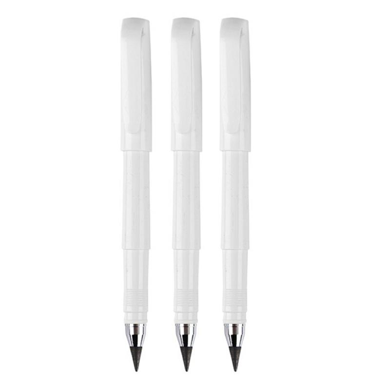 Ever Lasting Pencil Pencil Multipurpose No Ink Pencil Portable Erasable Unlimited Writing Pencil White Fountain Pen,3Pcs  |  Writing Instruments Writing Instruments 1PCS