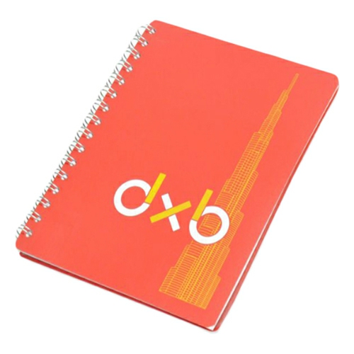 Executive A5 Single Ruled With Border Spiral Pp Soft Cover Notebook 80Gsm 80 Sheets 14.8 Cm X 21 Cm Red  |  Writing Material Writing Material Writing Material