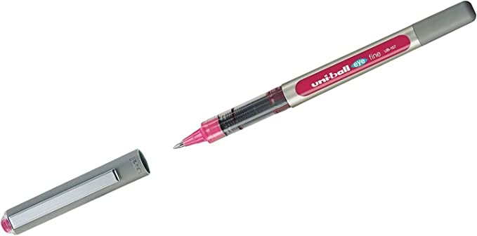 Eye Fine Roller Pen Pink Pack Of 12  |  Writing Instruments Writing Instruments Writing Instruments