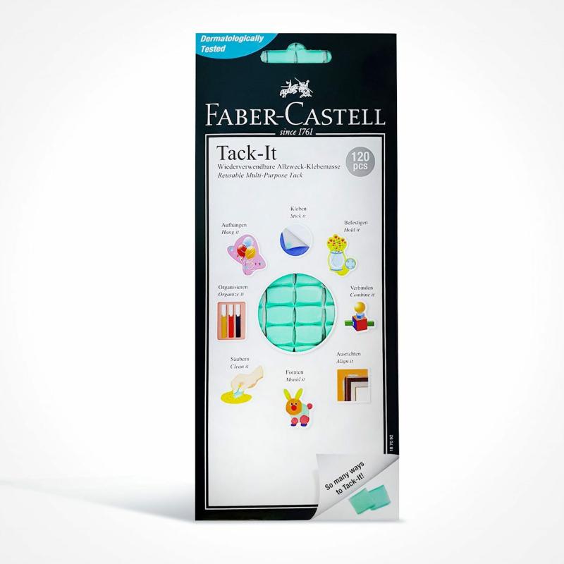 Faber Castell Multi Purpose Adhesive Tack It Green ‎Fcm187092 120-Piece  |  Tapes & Adhesives Tapes & Adhesives Tapes & Adhesives