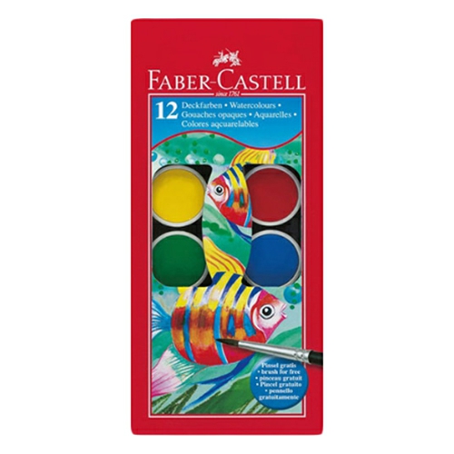 Faber Castell Watercolor Set Multicolor ‎Fc125012 12-Piece  |  Art & Crafts Art & Crafts Art & Crafts