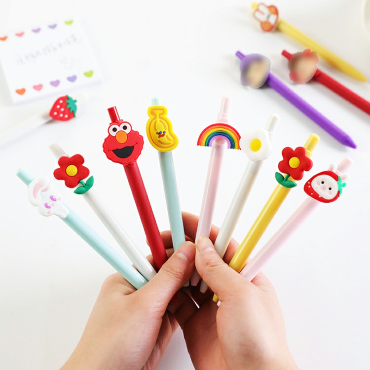 Factory Wholesale Funny Fruits Gel Pen Cute Cartoon Kawaii Ink Gel Pens For Children 1  |  Writing Instruments Writing Instruments Writing Instruments