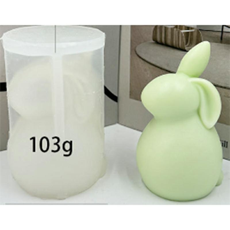 Fashion Rabbits Shape Candle Moulds 3D Personalized Shape Festival Candle Mold For House  |  Art & Crafts Art & Crafts Art & Crafts