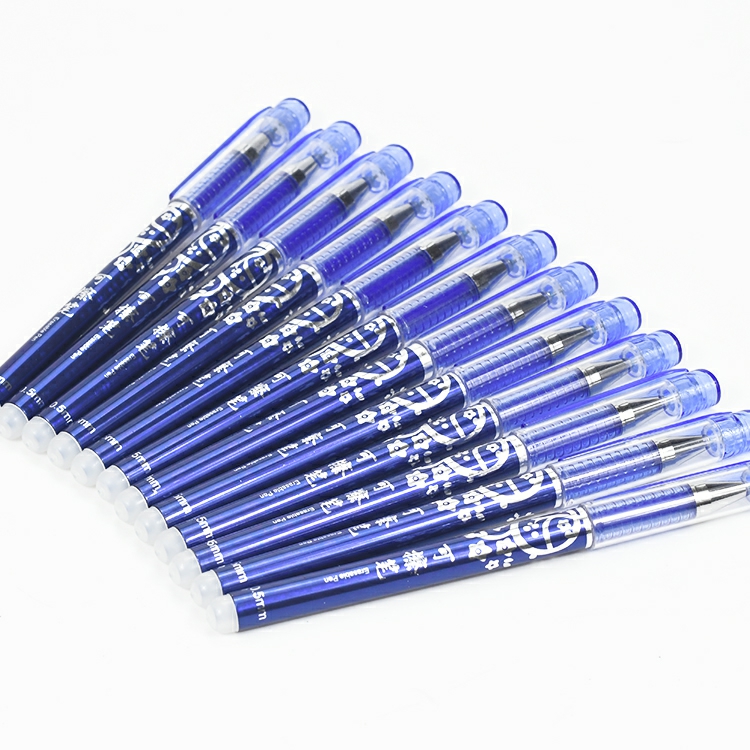 Fashionable Wholesale Blue Plastic Erasable Gel Ink Pen Set For School Student Stationery Factory Sale Weibo Stationery Blue  |  Writing Instruments Writing Instruments Blue