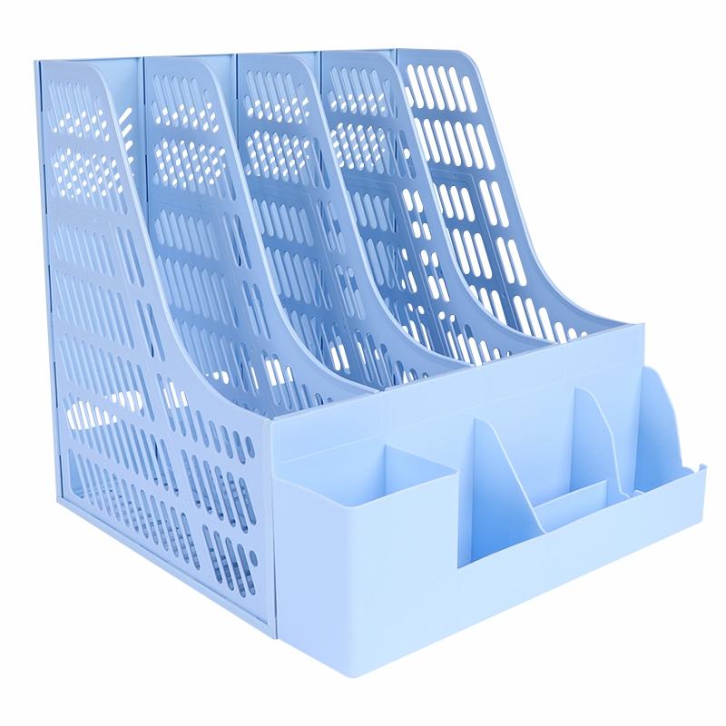 File Holder Stand Paper Desk Organizer Magazine Rack Table Magazine Book Organizer File Tray Magazine Holder  |  Files & Folders Files & Folders Files & Folders