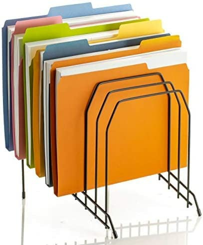 File Rack Desktop Book Organizer  |  Files & Folders Files & Folders Files & Folders