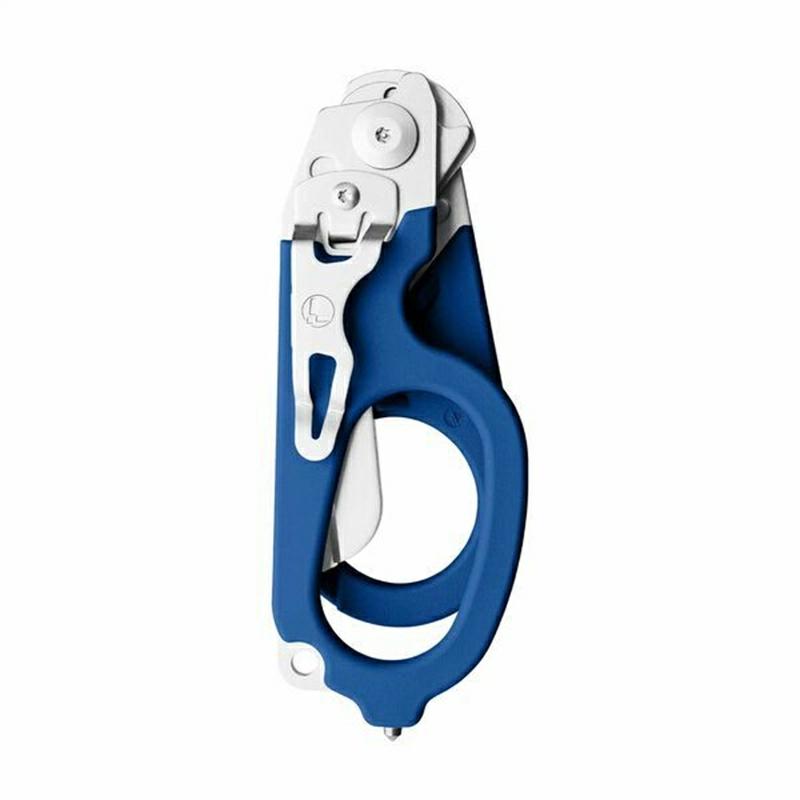 First Aid Expert Tactical Folding Scissors With Protective Cover Multifunctional Tool For Outdoor Camping Hiking Blue  |  General Supplies General Supplies Black