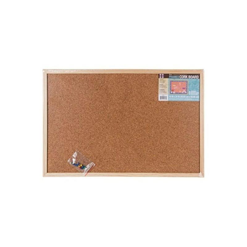 Framed Cork Board Brown  |  Boards & Easels Boards & Easels Boards & Easels