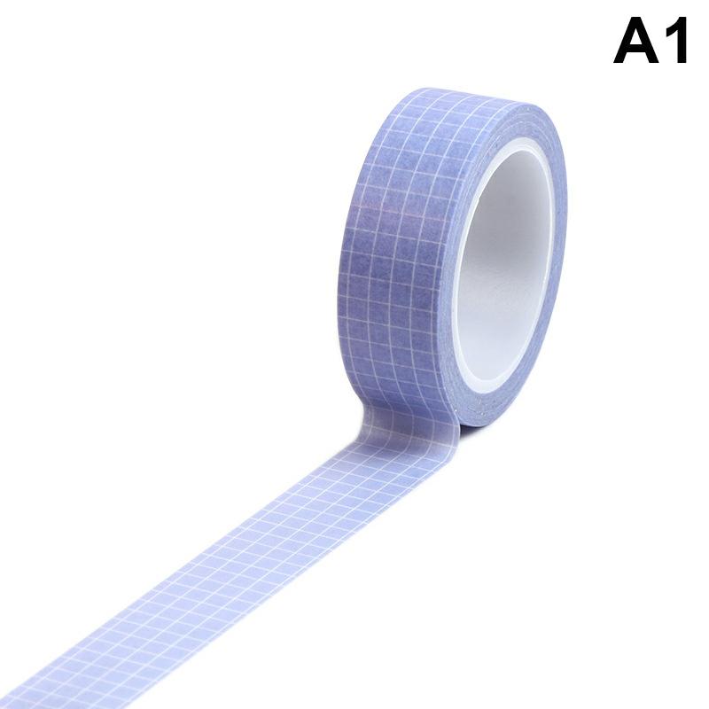 Grid Paper Tape Masking Tape Adhesive Tapes Stickers Stationery Tapes Decorative Adhesive Office Supplies Yellow  |  Tapes & Adhesives Tapes & Adhesives Blue