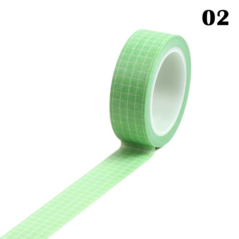 Grid Washi Tape Paper Diy Planner Adhesive Tapes Stickers Japanese Style Stationery Tapes 5Rolls Diary Border Decoration 02  |  Tapes & Adhesives Tapes & Adhesives 02