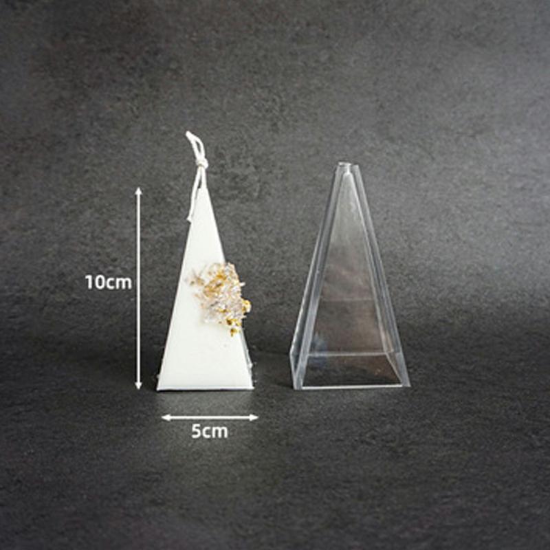 Hand-Made Diy Candle Stencil Transparent Acrylic Candle Making Wax Template Heat-Resistance 3D Candle Stencil Pyramid 510  |  Art & Crafts Art & Crafts Art & Crafts