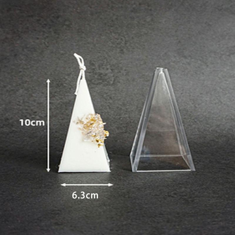 Hand-Made Diy Candle Stencil Transparent Acrylic Candle Making Wax Template Heat-Resistance 3D Candle Stencil Pyramid 6.310  |  Art & Crafts Art & Crafts Art & Crafts