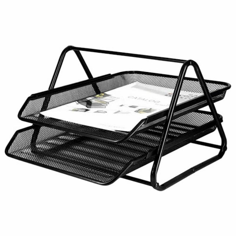 High Quality Desktop Set 2-Trays Desktop File Organizer Document Holder For Office School  |  Files & Folders Files & Folders Files & Folders