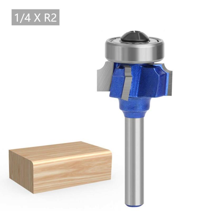 High Quality Four-Tooth Inverted Edge Trimming Cutter High Hardness Conversion Sleeve Tool For Wood Mdfs 1 4R2  |  Art & Crafts Art & Crafts 1 4*R1