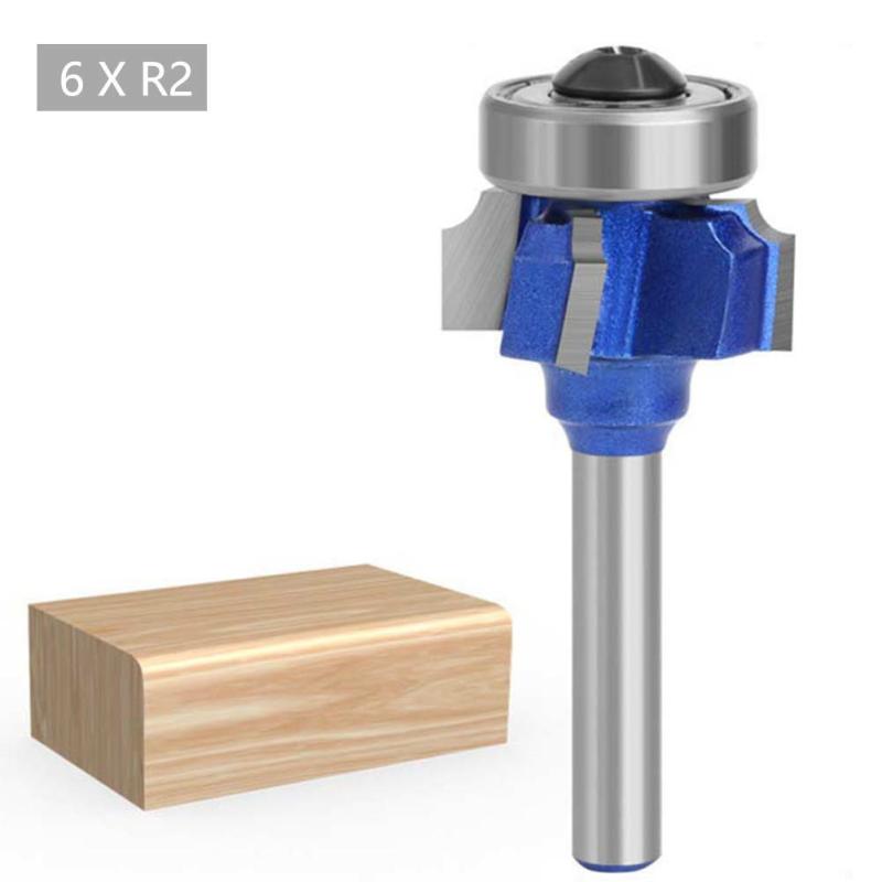 High Quality Four-Tooth Inverted Edge Trimming Cutter High Hardness Conversion Sleeve Tool For Wood Mdfs 6R2  |  Art & Crafts Art & Crafts 1 4*R1